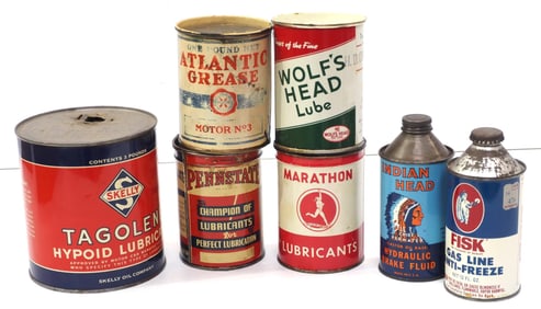 (7) Cans of petroleum products