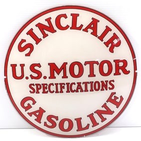 Sinclair Gasoline glass gas pump globe insert