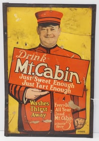 Drink Mt. Cabin sign