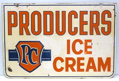Producers Ice Cream sign