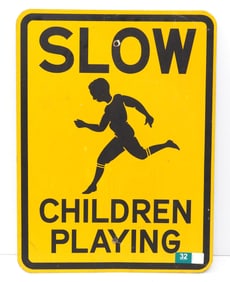 Slow, Children Playing sign