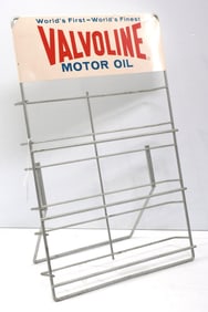 Valvoline Motor Oil countertop oil can display