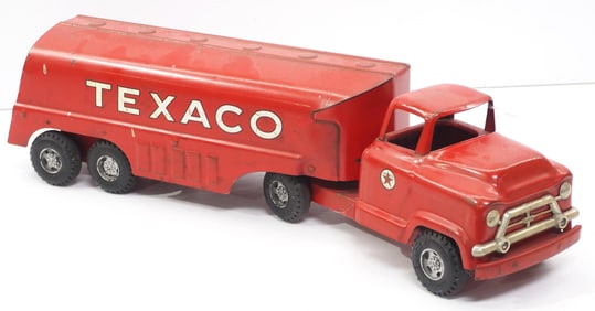 Buddy L pressed steel Texaco tanker truck