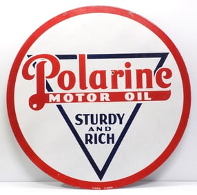 Polarine Motor Oil sign