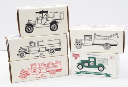 (5) Petroleum advertising toy trucks