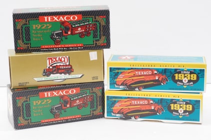 (5) Texaco toy advertising trucks by Ertl