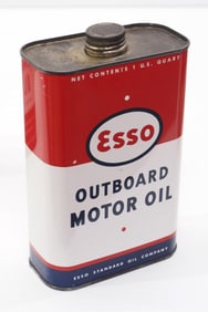Esso Outboard Motor Oil 1-quart tin