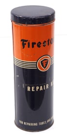 Firestone Shop Size No.15 Tire Repair Kit tin