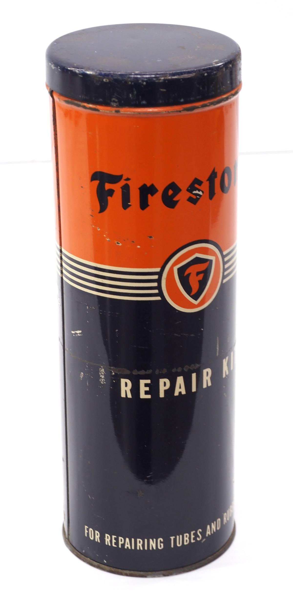 Firestone Shop Size No.15 Tire Repair Kit tin (1 of 3)