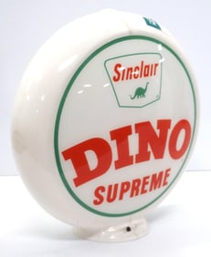 Dino Sinclair gas pump globe