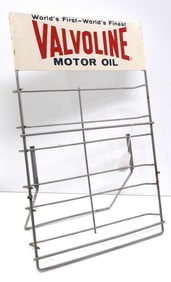 Valvoline Motor Oil countertop oil can display