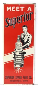 Superior Spark Plug Co. sign
