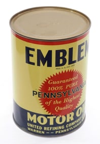 Emblem Motor Oil 1-quart can