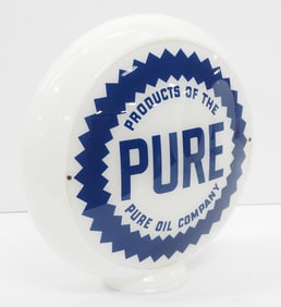 Pure gas pump globe