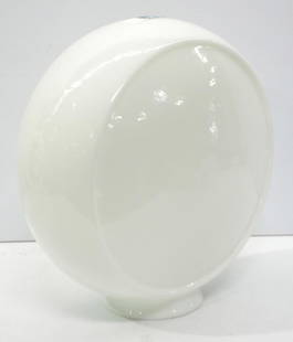 Glass gas pump globe body: Glass gas pump globe body for 13.5"dia. plates - Excellent, no chips or cracks * * This lot will be delivered to the UPS Store for professional packing and shipping.