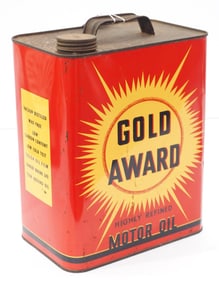 Gold Award Motor Oil 2-gallon tin