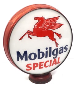 Mobilgas Special gas pump globe