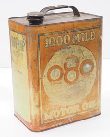 1000 Mile Motor Oil 2-gallon tin