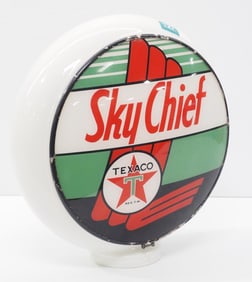 Texaco Sky Chief gas pump globe