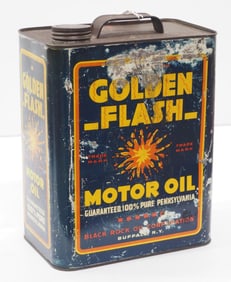 Golden Flash Motor Oil 2-gallon tin