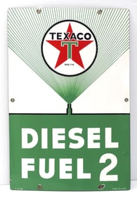 Texaco Diesel Fuel 2 sign