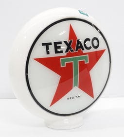 Texaco gas pump globe