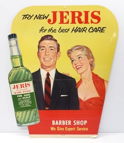 Jeris Hair Tonic stand-up display