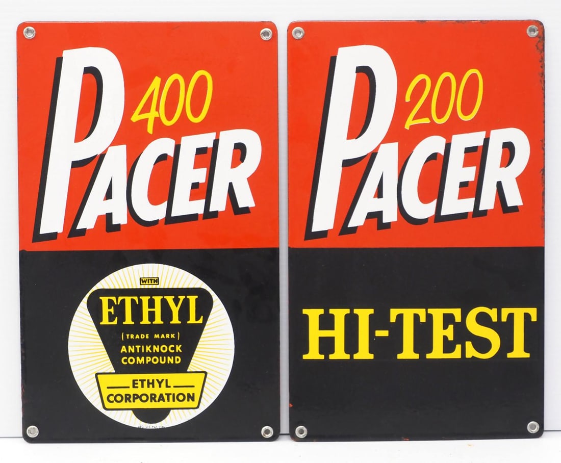 Pacer gasoline pump plates (1 of 2)