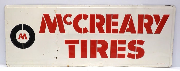 McCreary Tires sign marked A-M 12-64