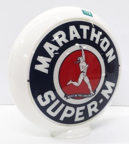 Marathon Super-M gas pump globe