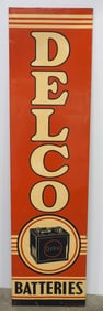 Delco Batteries sign