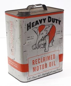 Heavy Duty Reclaimed Motor Oil 2-gallon tin