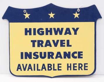 Highway Travel Insurance sign