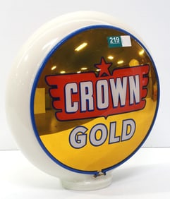 Crown Gold gas pump globe