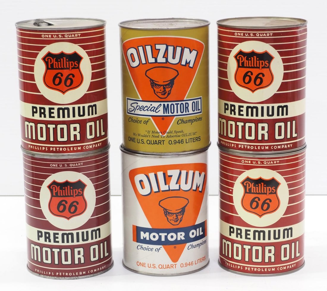 (6) 1-quart motor oil cans (1 of 3)