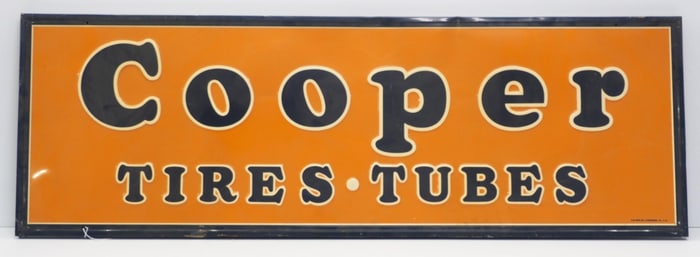 Cooper Tires & Tubes sign