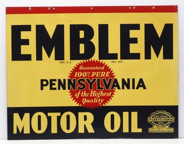 Emblem Motor Oil sign