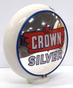 Crown Silver gas pump globe