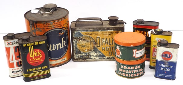 (9) Petroleum product tins
