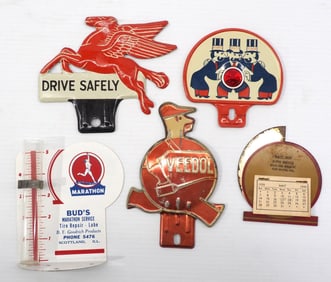 Assorted petroleum advertising