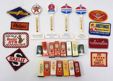 Assorted petroleum advertising