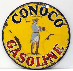 Conoco Gasoline sign