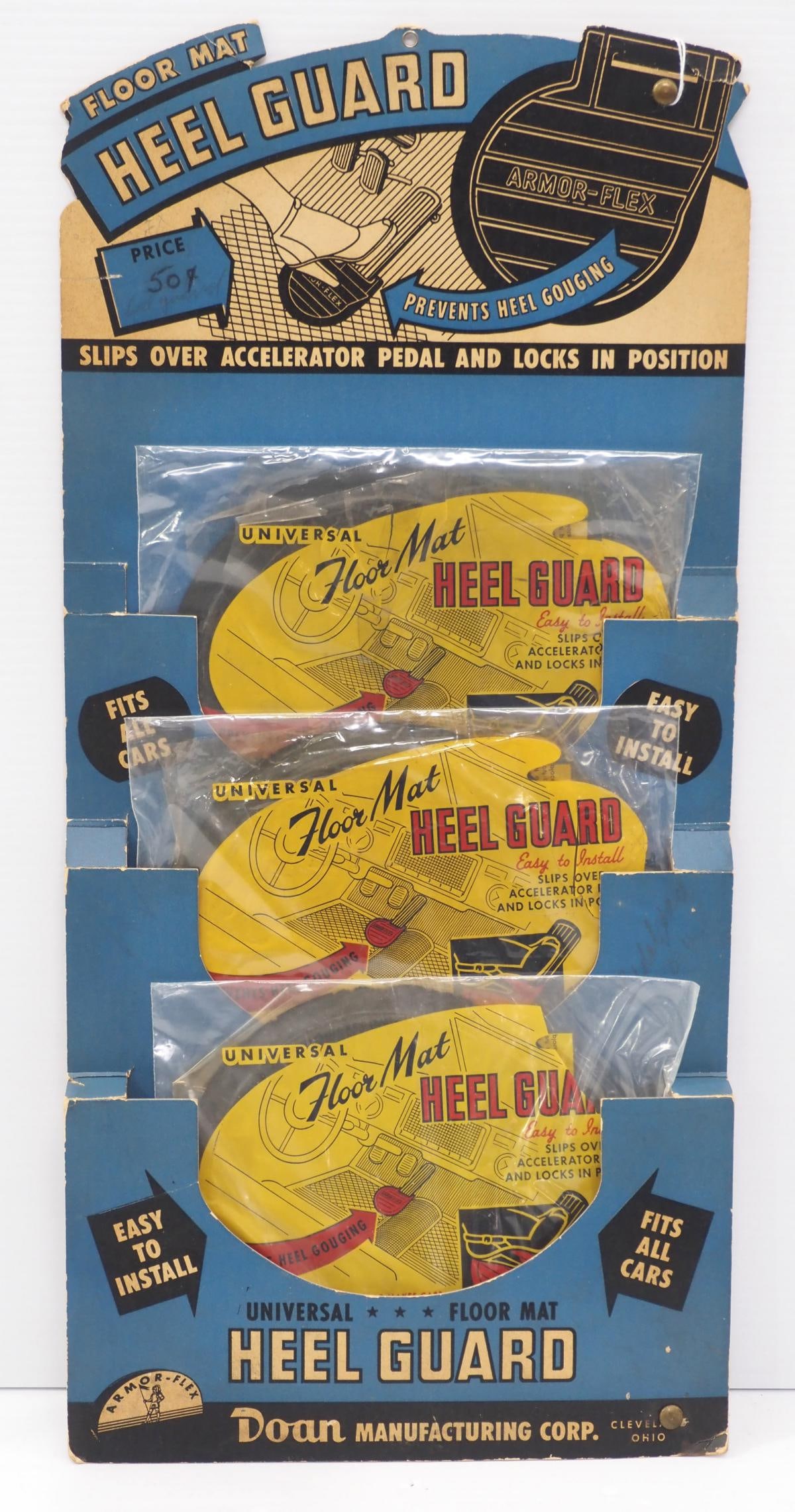 Universal Floor Mat Heel Guard product display (1 of 2)