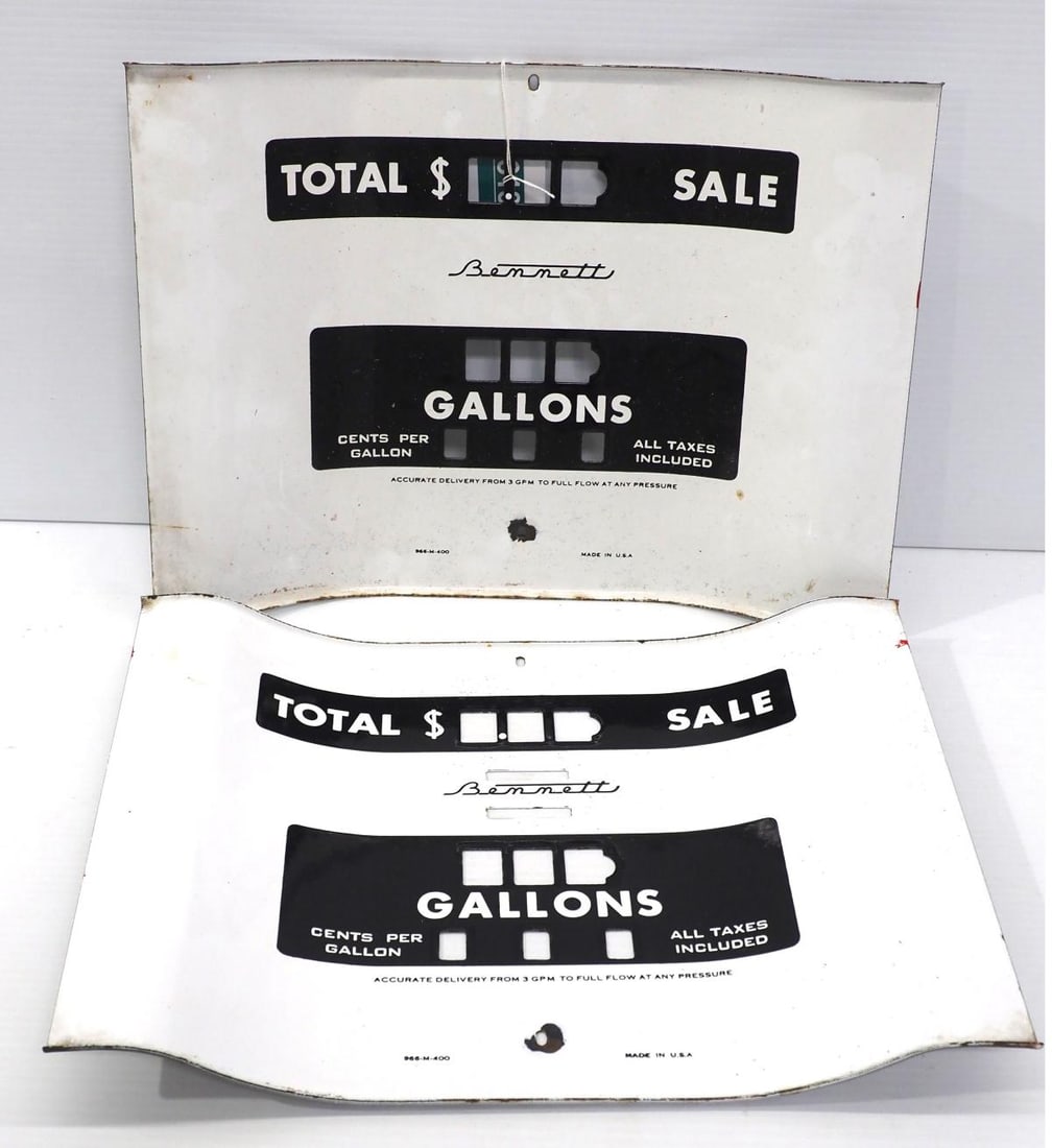 (2) Bennett gas pump panels (1 of 3)