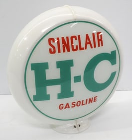 Sinclair H-C Gasoline gas pump globe