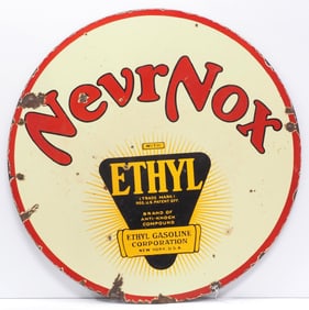 NevrNox Gasoline sign