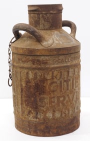 5-gallon Cities Service fuel can