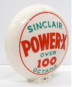 Sinclair Power-X gas pump globe