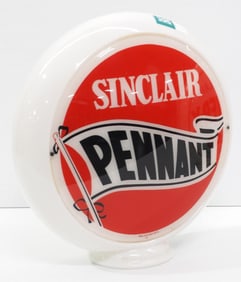 Sinclair Pennant gas pump globe