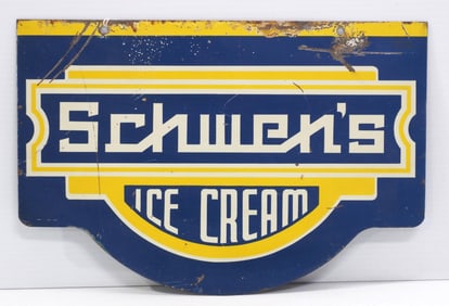 14"x9.5" DST Schwen's Ice Cream sign